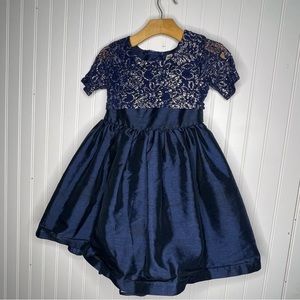 Cherokee Blue Fancy Party Dress Size Small